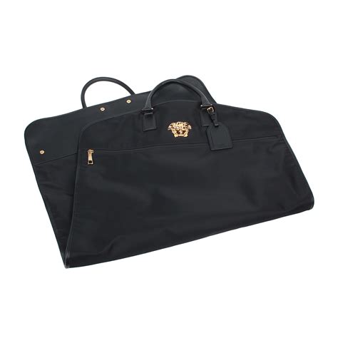 versace garment bag|versace bags black and white.